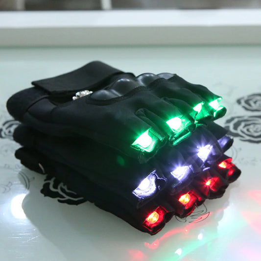 Luvas dedo com lanterna led